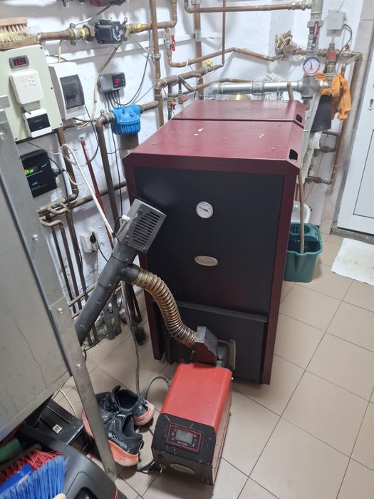 Centrala termica mixta lemn pelet