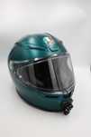 Casca moto AGV K6 verde petrol + vizieră aurie iridium – mărime S
