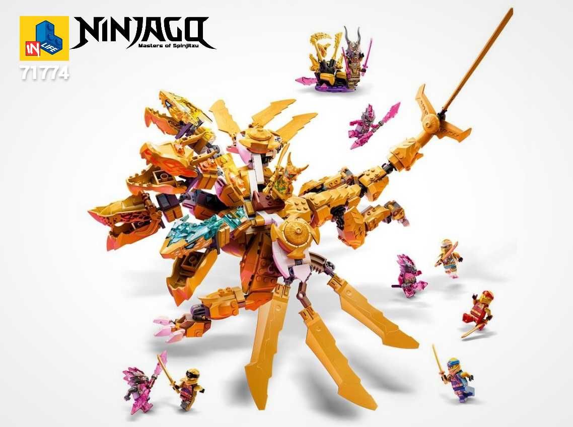 TIP lego Ninjago Ultra dragonul auriu al lui Lloyd 71774 989p.