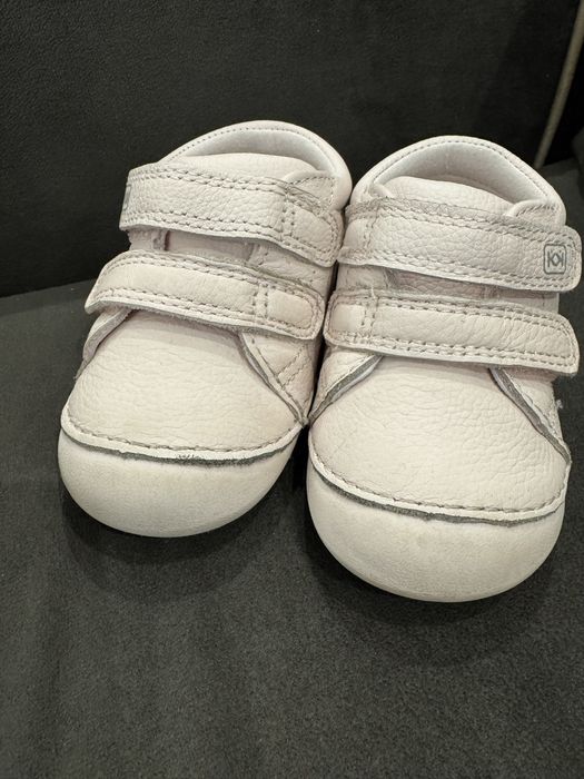 КОЛЕВ и КОЛЕВ - размер 19 - Кожена буйка Barefoot розов захарен памук