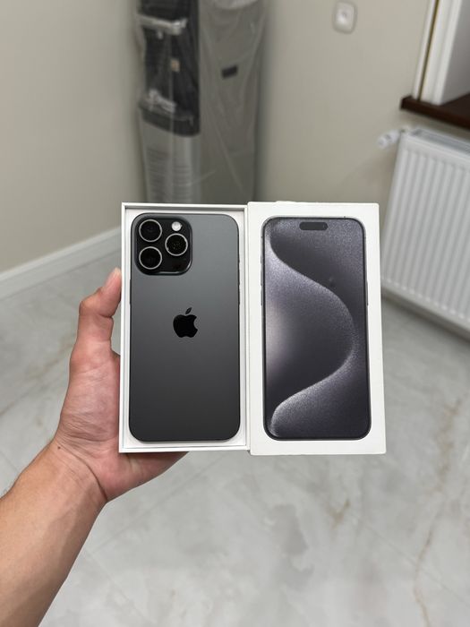 iPhone 15 Pro Max 256/87% Black Titanium karobka dokument
