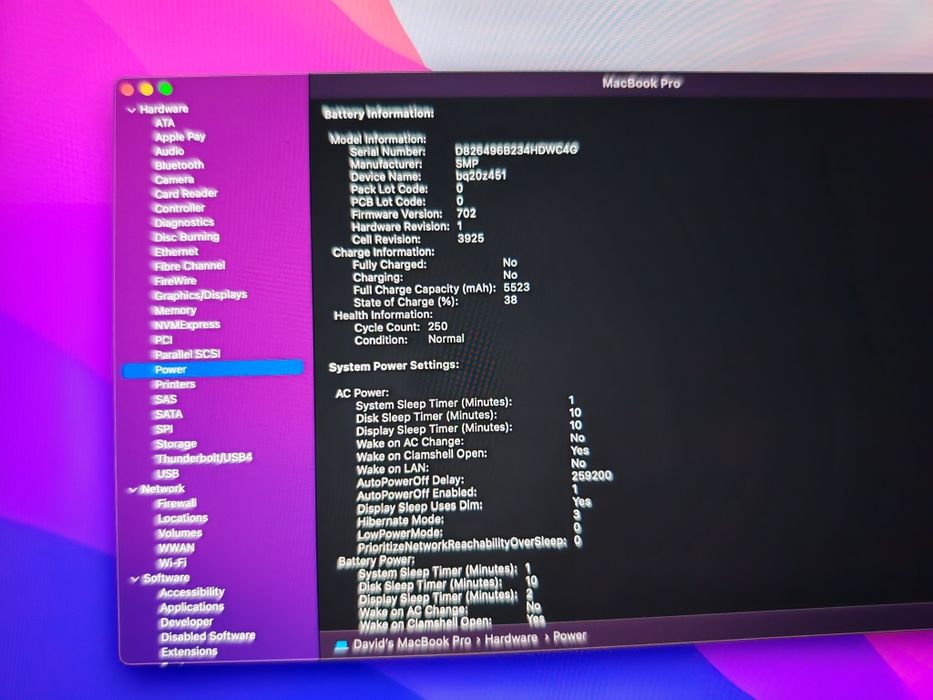 MacBook pro 2016 15" i7 16gb  512ssd