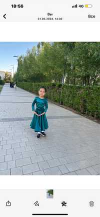 Платье детское для бальных танцев