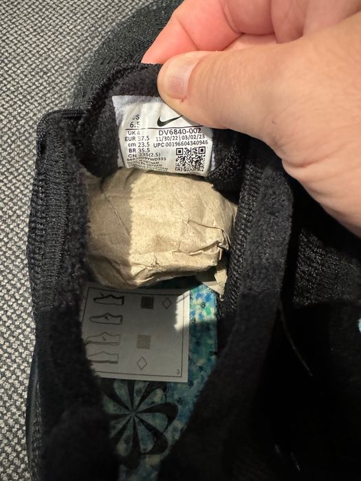 НОВИ Оригинални черни маратонки NIKE AIR Vapormax 2023 FK, размер 37.5