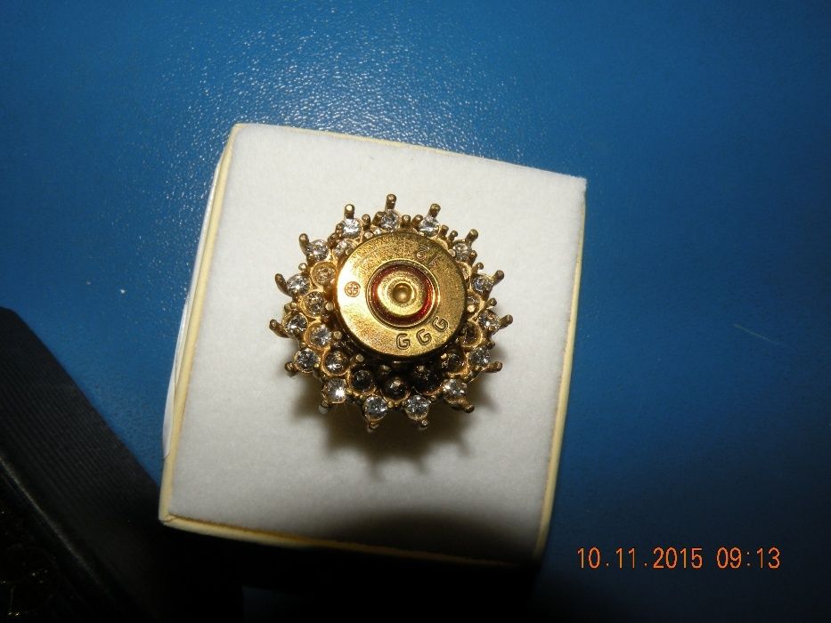 Inel dama (aurit, cristale Swarovski)