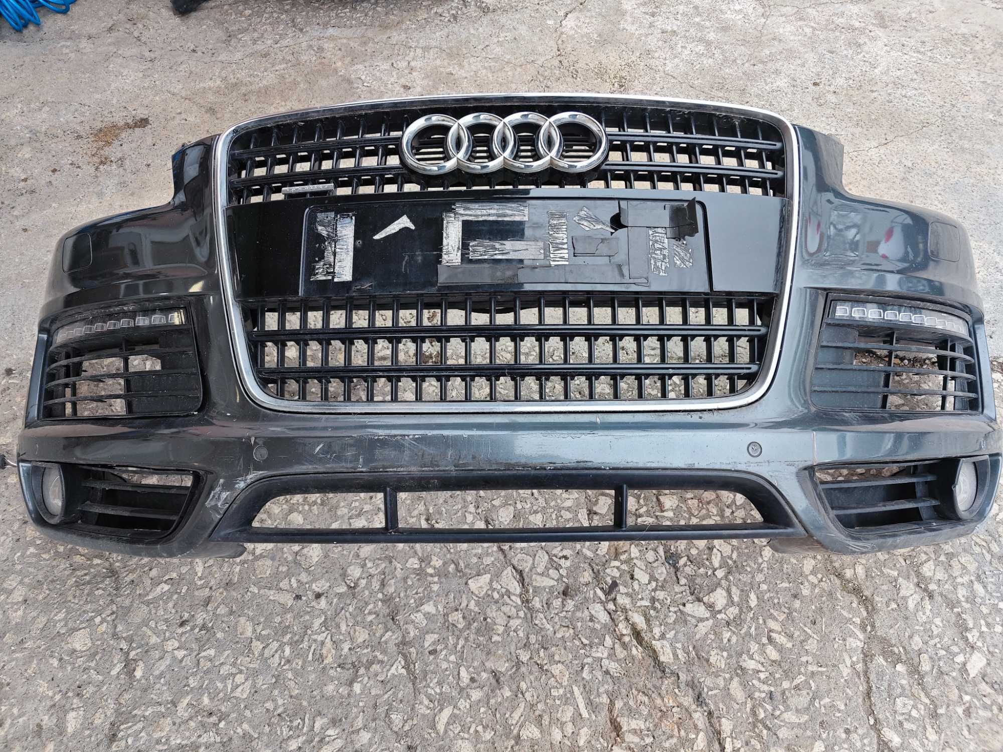 Предна S-line Броня Фейслифт Audi Q7 4L с диодни халогени