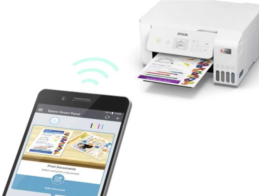 Epson МФУ Струйное L3266 Гарантия 12 месяцев, белый