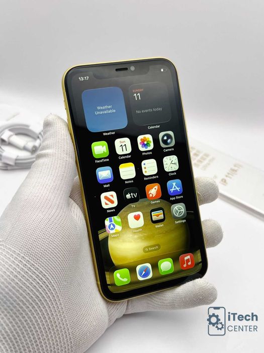 iPhone 11, 64GB, Yellow, 100% батерия, КАТО НОВ, ГАРАНЦИЯ!