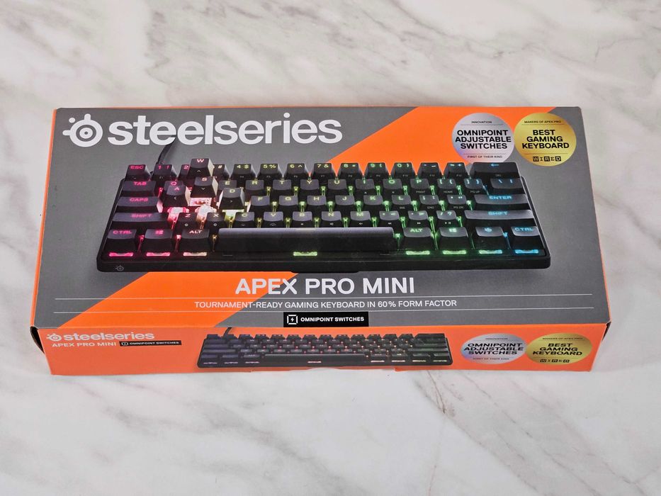 SteelSeries Apex Pro Mini: Най-бързата 60% gaming клавиатура