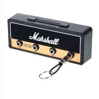 Suport chei, negru, mini amplificator cu 4 Jack-uri, 20.3 x 7.6 x 3.8