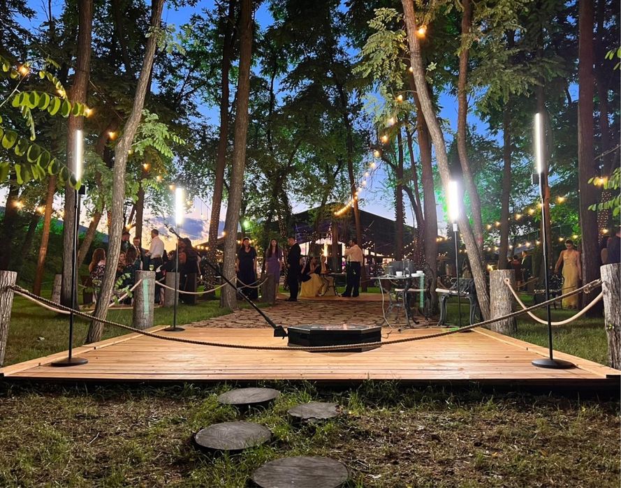 Platforma 360° Video Booth + Soft hexagonala - 6 persoane PhotoBooth