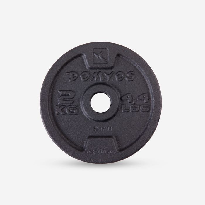 Set Gantere și Bare Bodybuilding 93 kg - produs resigilat Decathlon