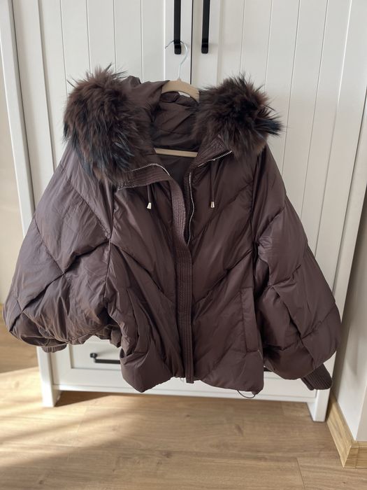 Зимно яке с естествен косъм