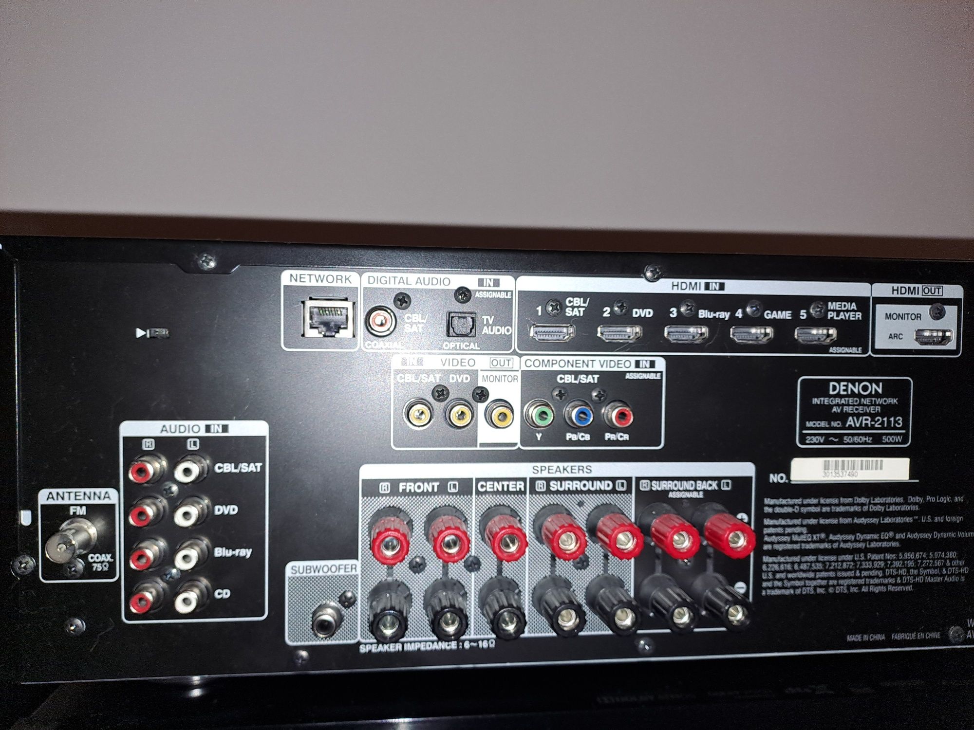 Vând Denon AVR 2113