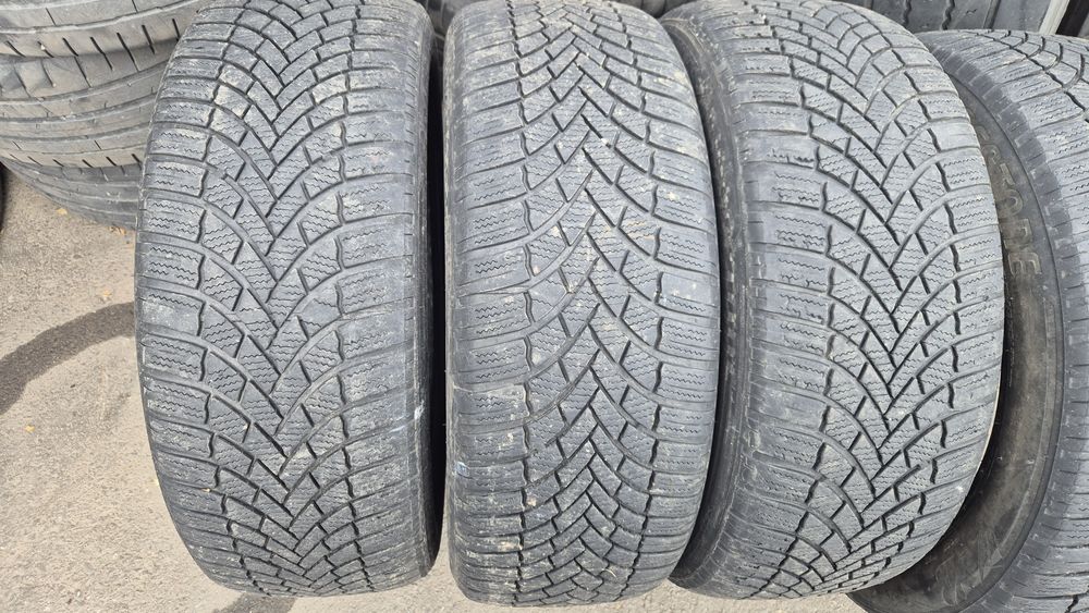 215 55 18 4бр зимни гуми континентал дот 19 6мм граифер без лепенки