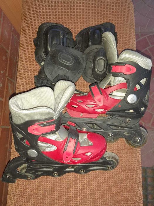 Продам ролики в полном комплекте на ребенка 5-9 лет