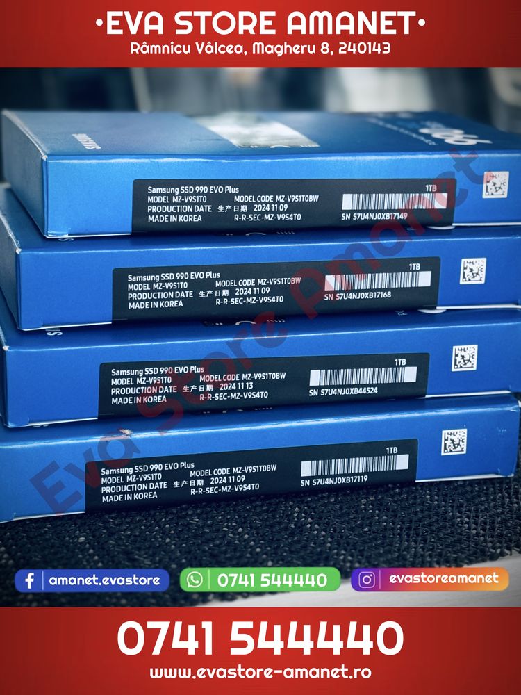 Solid-State Drive (SSD) SAMSUNG 990 EVO Plus 1TB PCI Express M.2
