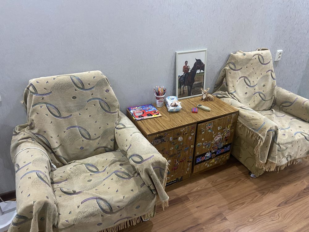 Продажа дивана с креслами , и матраса
