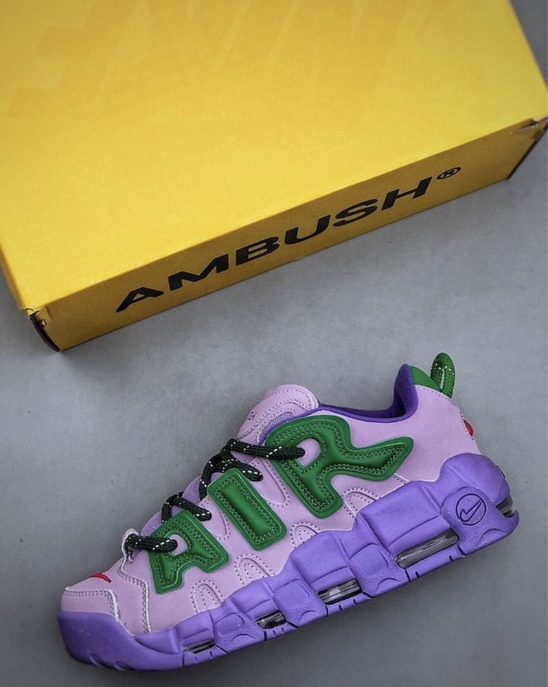 Дамски маратонки Ambush x Nike Air More Uptempo Low “Lilac