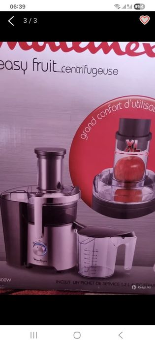 Соковыжималка Moulinex Easy Fruit JU610D10