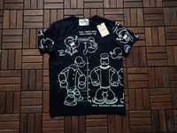 Мъжка тениска Iceberg T-shirt Multi Popeye Black