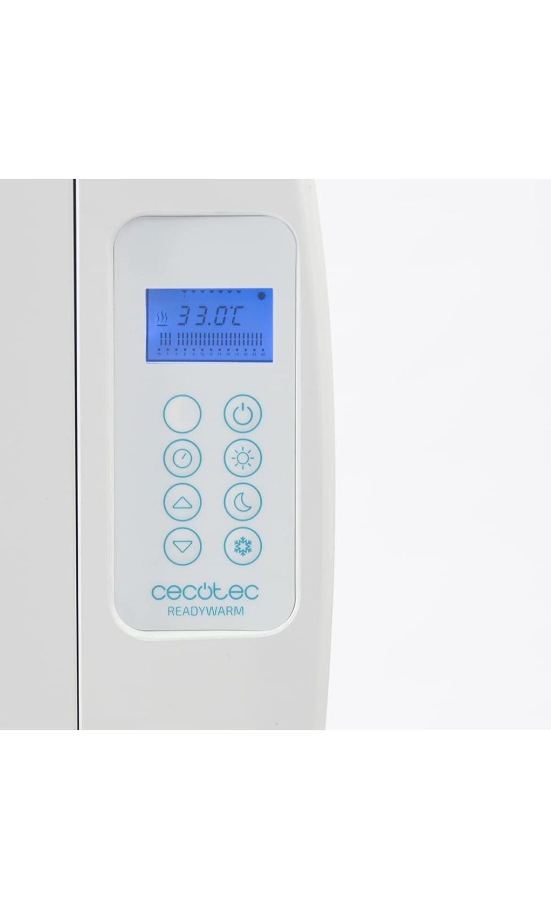 Панелен радиатор Cecotec с дистанционно ReadyWarm 2500 Thermal.  1800w