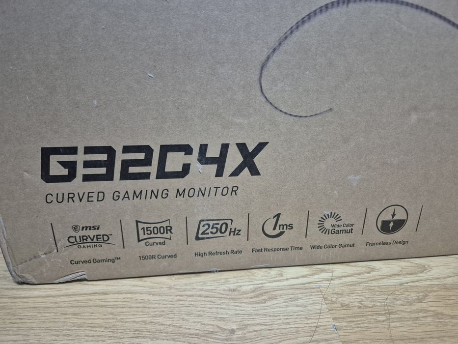 Monitor Gaming Curbat LED VA MSI G32C4X 31.5", Full HD (1920x1080), 25