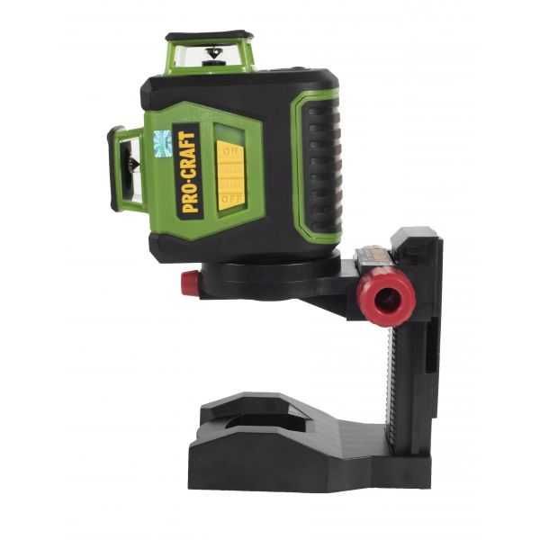 Nivela laser perete 360grade 12linii verzi + suport + cutie (LE-3G)