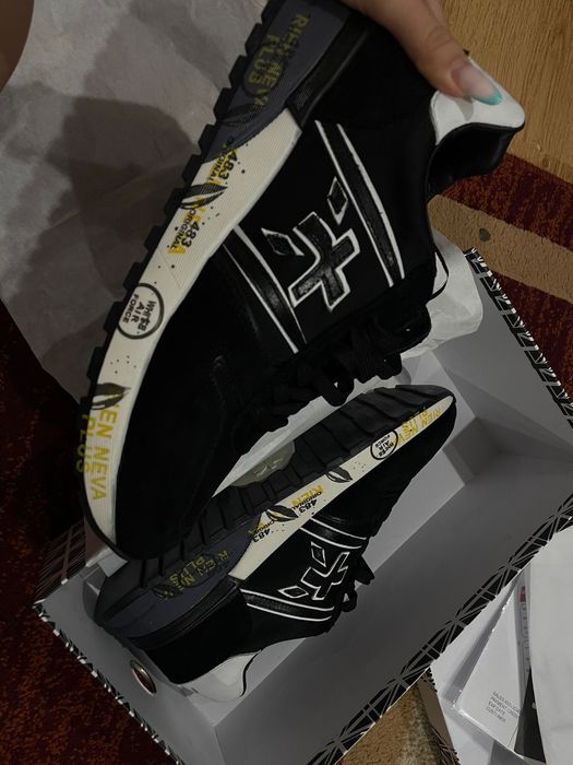 Adidasi Premiata Sneakers Lander 5534 Negru