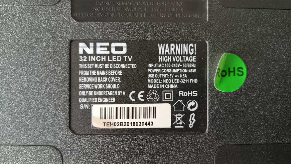 Телевизор Hisense 32", цял или на части