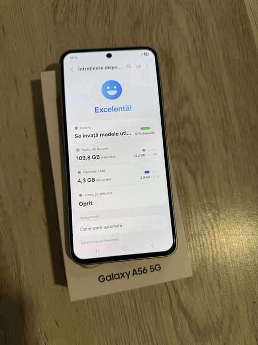 Vand Sau Schimb Samsung Galaxy A56 5G Awesome LightGray 128Gb Dual Sim