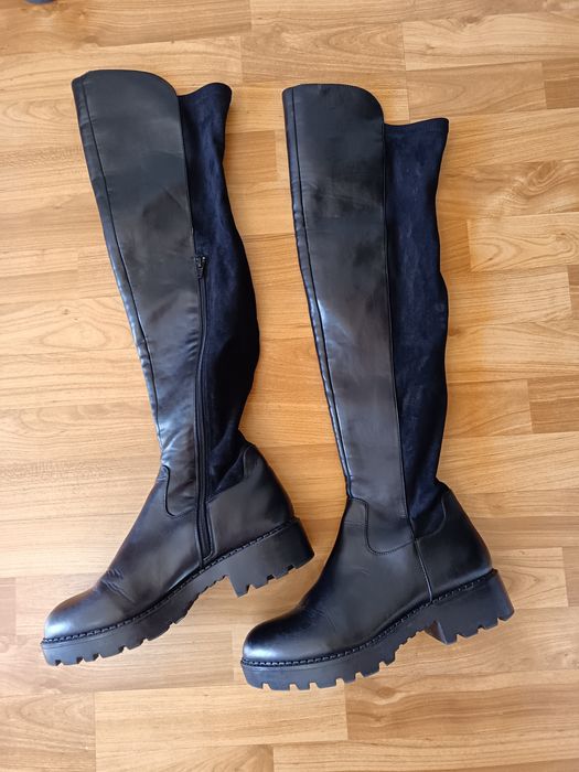 Cizme damă lungi, deasupra genunchilor, Buffalo