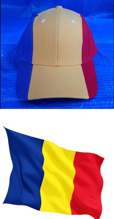 Sapca tricolor unisex bumbac 100% si drapelul ROMÂNIEI Noi - 60 Lei