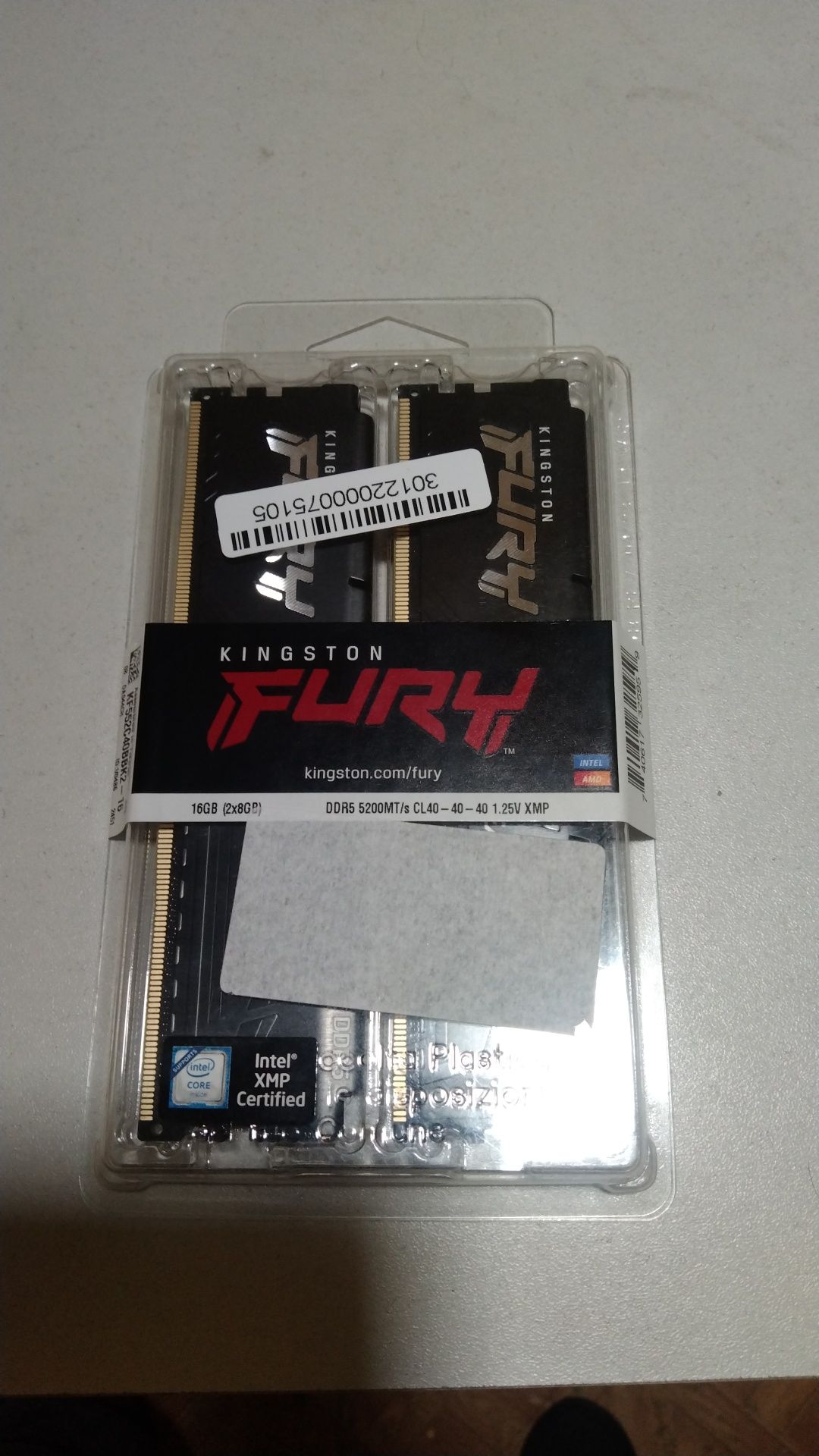 Продам оперативную память  Fury DDR5 Астана сарыаркинский район