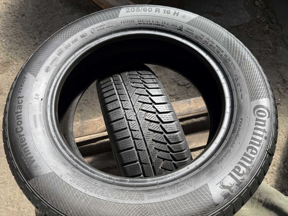 #2x Anvelope Iarna 205/60 R16 - Continental Conti Winter Contact TS850