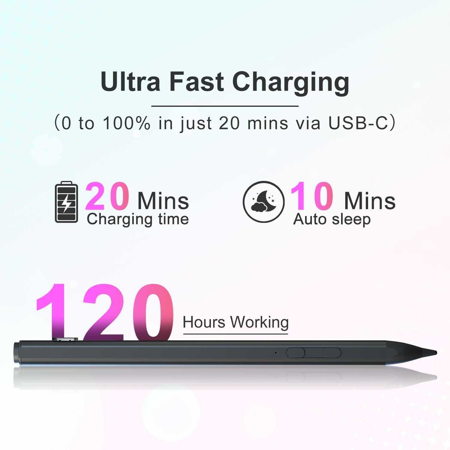 Стилус USI 2.0 за Amazon Fire Max 11, Chromebook-Lenovo/Google/Acer/HP