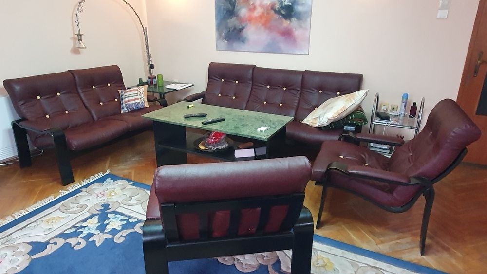 Холна гарнитура от изкуствена кожа