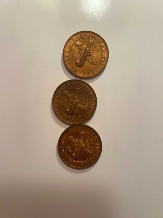 3 броя монети 1 лев 1976 по случай 100 години от Априлското въстание