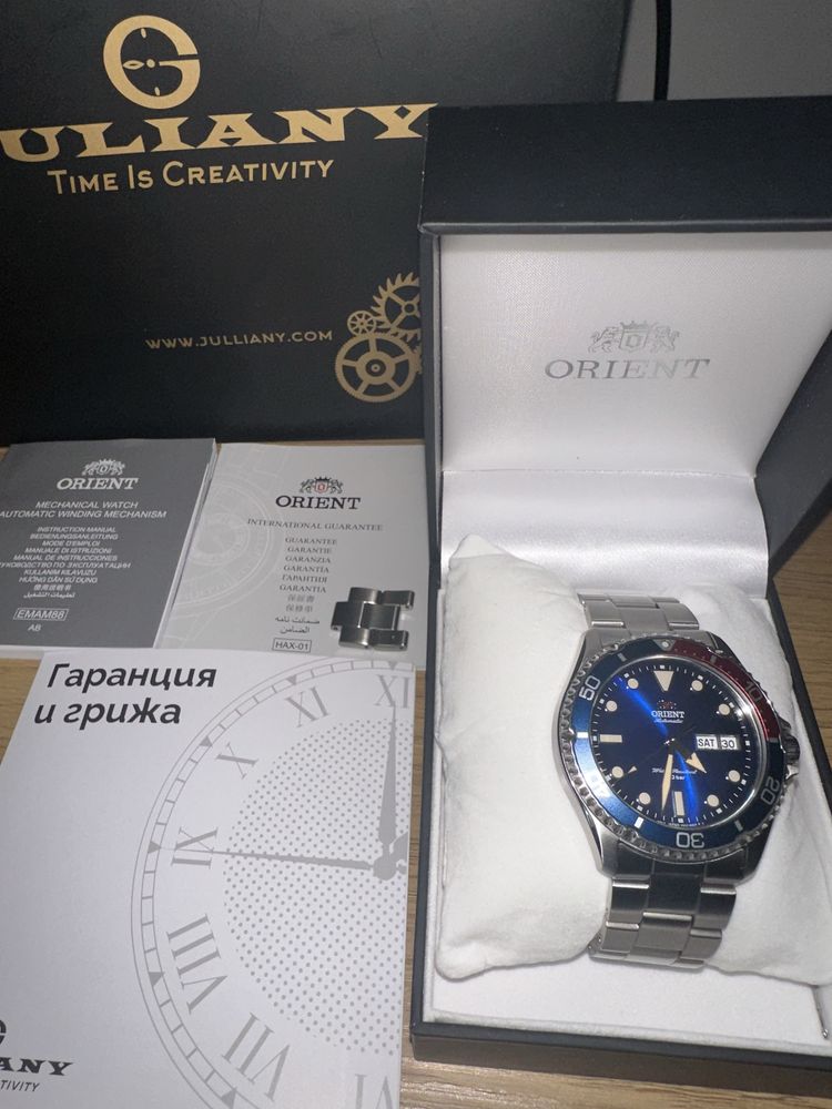 Orient Mako Kamasu RA-AA0812L19B / Гаранция