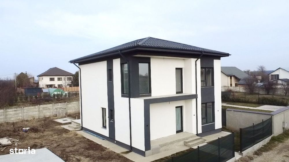 De vanzare vila individuala ''la alb'' 5 camere teren generos Corbeanc