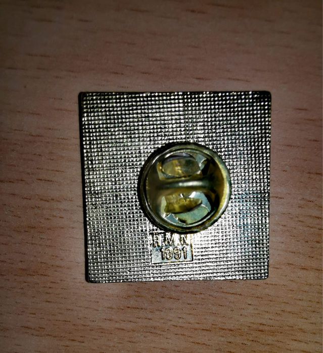 Колекционерска значка дизайн 1957г. Жан Кокто “Колелото се върти”рядка