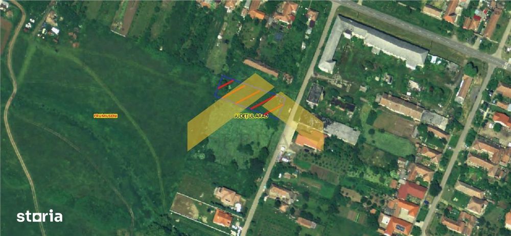 Teren intravilan de vanzare Frumuseni