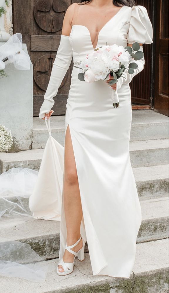 Rochie cununie ivory