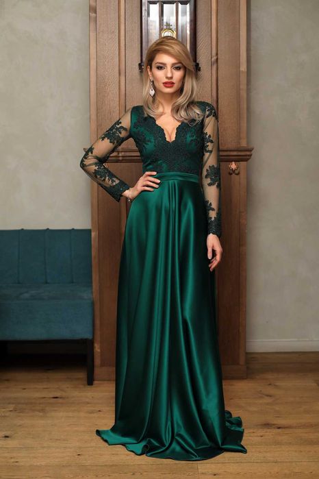 Rochie ocazie de seara verde