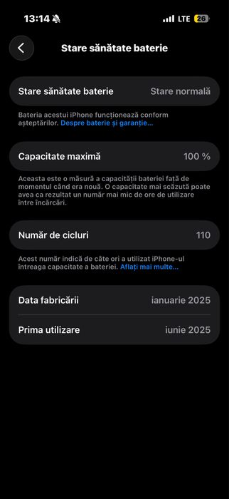 Iphone 16 Pro 100% Baterie