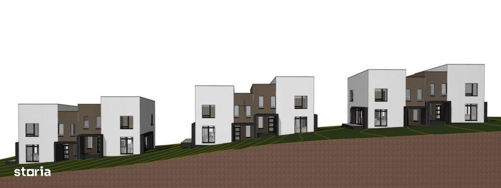Casa moderna tip duplex, zona Bradet, 0% comision