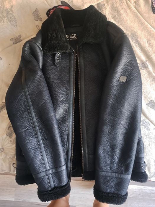 Geaca piele (tip cojoc)