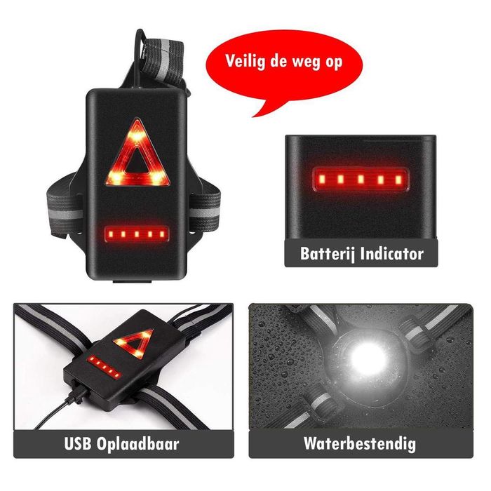 Lanterna LED pt piept reincarcabila SGODDE,2200 mAh,500 lm,sigilat