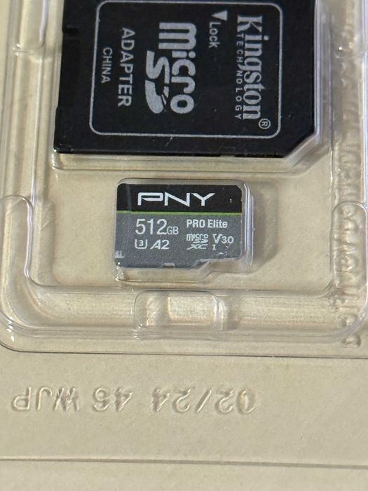 Card microSD PNY 512GB V30 A2 Class U3
