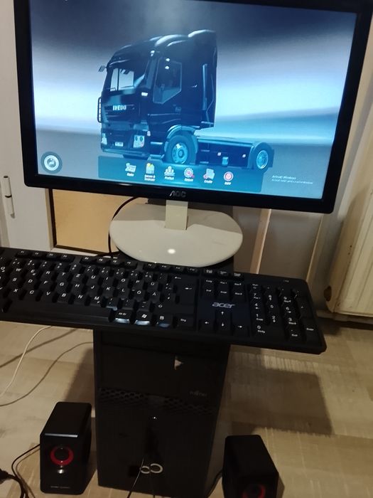 Unitate PC completa cu monitor, i5,8gb,,video 4gb